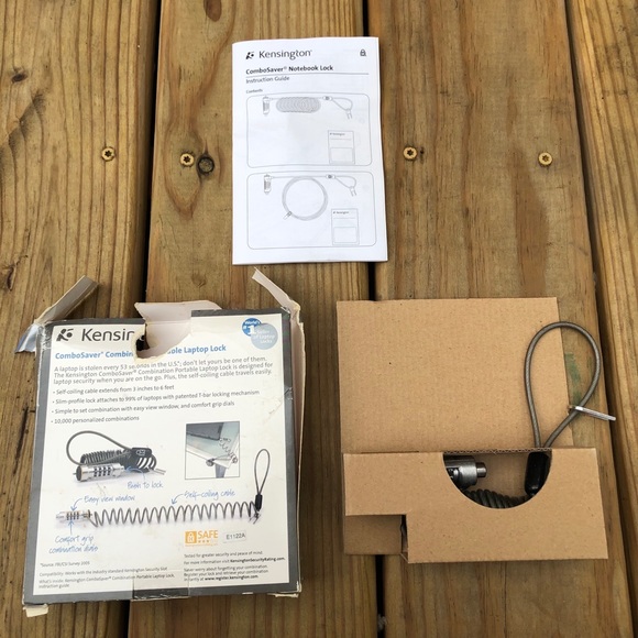 Kensington Combination Portable Laptop Lock - Picture 2 of 7